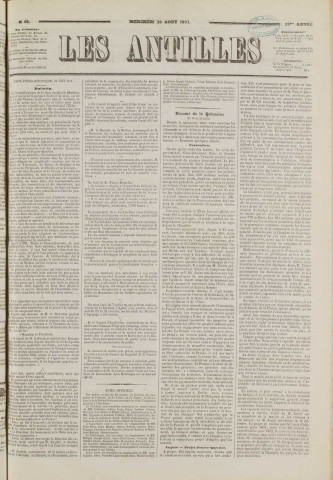 Les Antilles (1871, n° 65)