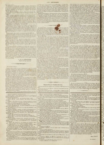 Les Antilles (1854, n° 61)