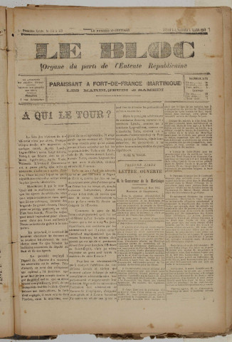Le Bloc (n° 151-152)