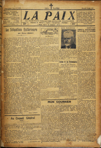 La Paix (n° 3080/3)