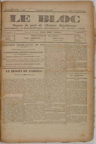 Le Bloc (n° 259)