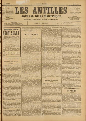 Les Antilles (1896, n° 27)