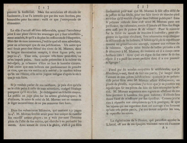 Observations sur la conduite de M. Moreau, dit Saint-Méry, député de la Martinique à l'Assemblée nationale de France ; à l'égard de M. Louis Charton, manufacturier, député de l'un des six corps de Paris, électeur de 1789, et représentant de la Commune de la dite ville. Pour servir de réponse à l'écrit improprement nommé "Mémoire justifictatif de M. Moreau de Saint-Méry"