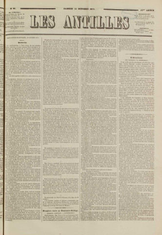 Les Antilles (1871, n° 80)