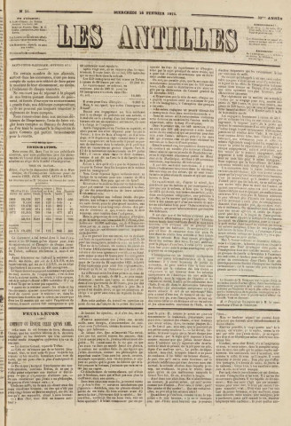 Les Antilles (1874, n° 14)