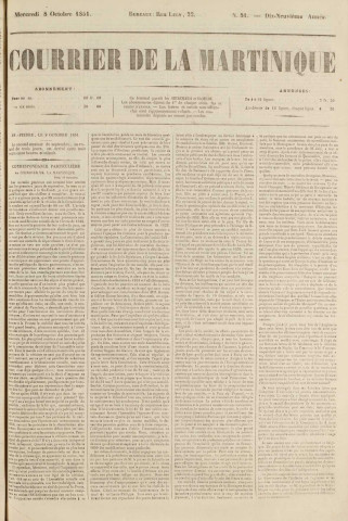 Le Courrier de la Martinique (1851, n° 81)