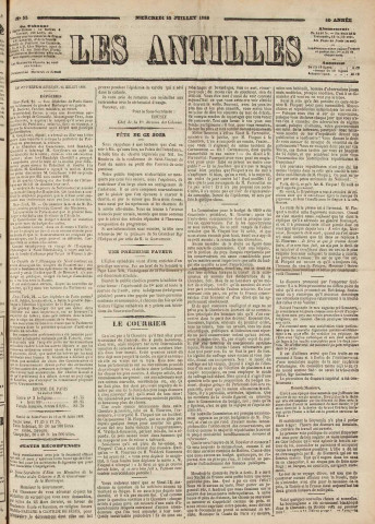 Les Antilles (1888, n° 55)