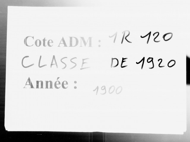 Etats signalétiques et des services, n° 1001 à 1513