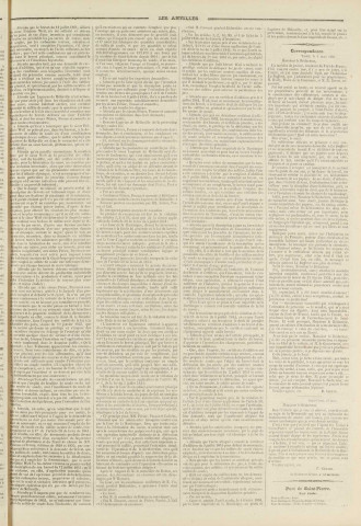 Les Antilles (1869, n° 22)