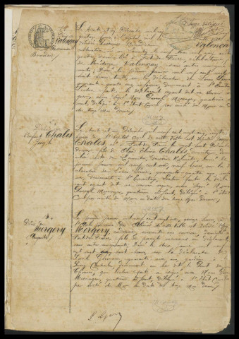 Naissances, reconnaissances, décès