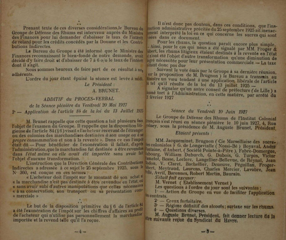 Bulletin du Syndicat des distillateurs agricoles (n° 08/1927)