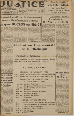 Justice (1952, n° 28)