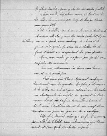 "Utopie en Martinique au mois d'août 1939" : récit