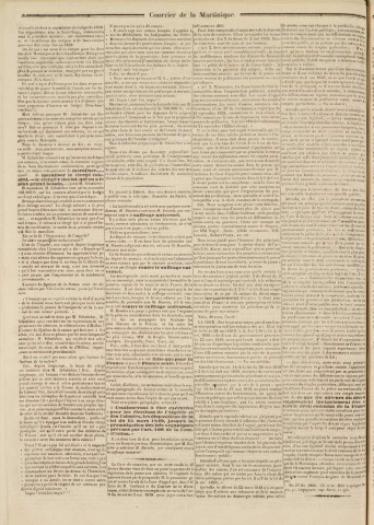 Le Courrier de la Martinique (1850, n° 74)