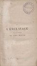 De l'esclavage dans ses rapports avec l'Union américaine