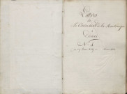 Correspondance de Louis-François Dubuc [1759-1830], intendant de la Martinique : registre