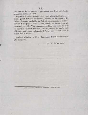 Facture de 16 quartes de café chargé sur le navire Le hardy pour monsieur Lamour, négociant à Bordeaux