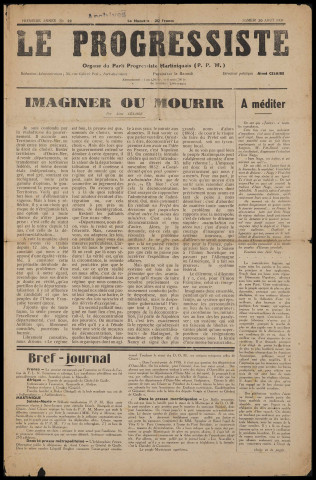 Le Progressiste (n° 22)