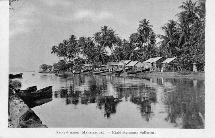 Saint-Pierre (Martinique). Etablissements Salleron