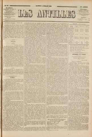 Les Antilles (1880, n° 52)