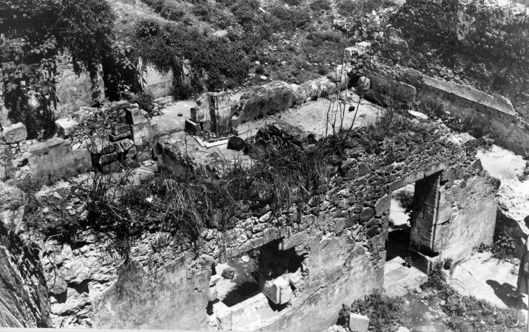 Saint-Pierre. Ruines de la prison