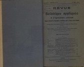 Revue de botanique appliquée et d'agriculture coloniale (n° 31)