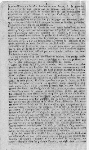 « Rapport du ministre de la guerre, sur l'état de nos frontières et de notre armée ». Courrier français, supplément au n° 25