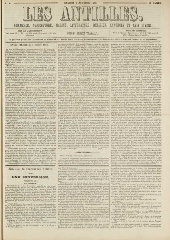 Les Antilles (1855, n° 2)