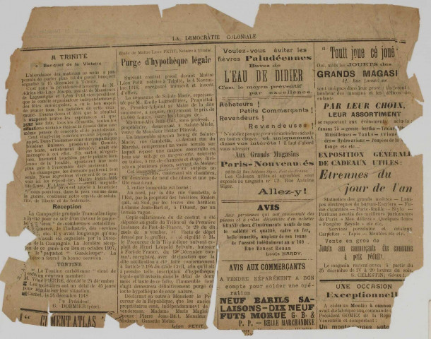 La Démocratie coloniale (n° 328)