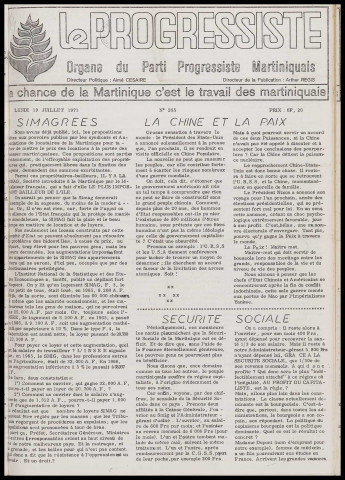 Le Progressiste (n° 255)