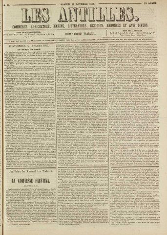 Les Antilles (1855, n° 84)