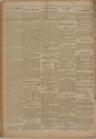 La Paix (n° 1665)