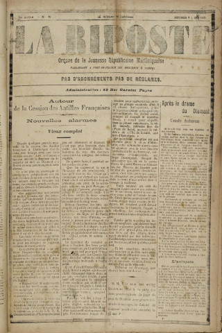 La Riposte (n° 29)