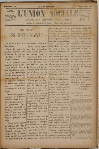 L'Union sociale (n° 30)