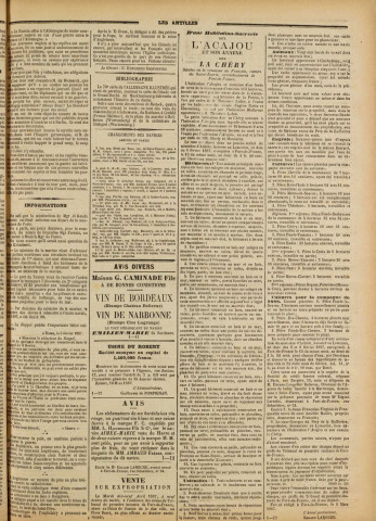 Les Antilles (1887, n° 21)