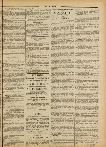 Les Antilles (1887, n° 21)