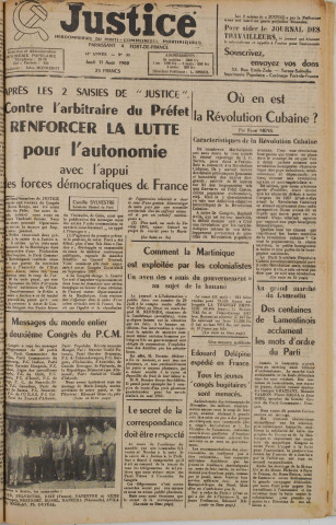 Justice (1960, n° 32)