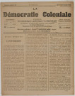 La Démocratie coloniale (n° 179)