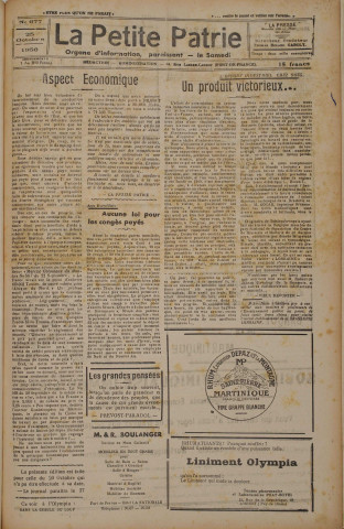 La Petite Patrie (n° 677)