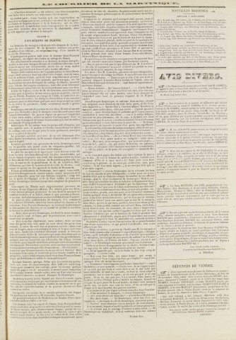Le Courrier de la Martinique (1840, n° 3)