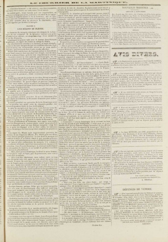 Le Courrier de la Martinique (1840, n° 3)