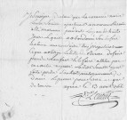 Marronnage de l'esclave Louise dite Sanitte : déclaration de monsieur Beraud, extrait des registres du greffe de Saint-Louis