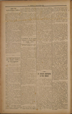 La Parole industrielle (n° 16)