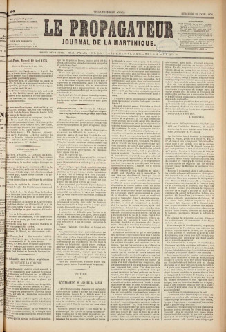 Le Propagateur (1876, n° 30)