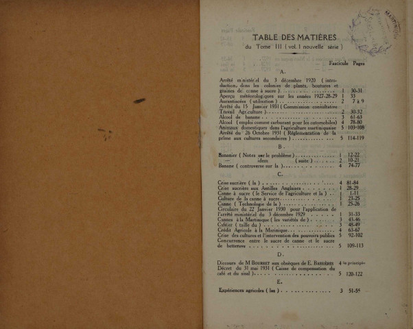 Bulletin agricole de la Martinique (octobre 1932)