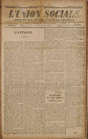L'Union sociale (n° 493)