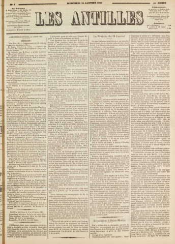 Les Antilles (1886, n° 6)