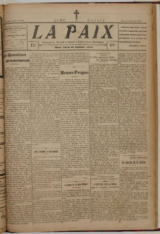 La Paix (n° 1005)