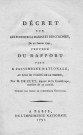 Finances : décret sur les fonds de la marine et des colonies, précédé du rapport fait à l'Assemblée nationale, au nom du Comité de la marine, par M. de Curt, député de la Guadeloupe, membre de ce comité