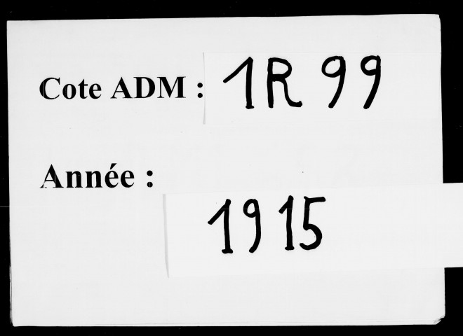 Etats signalétiques et des services, n° 1 à 498